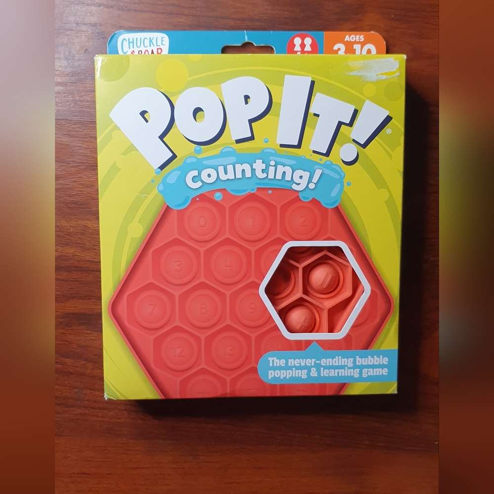 NEW POP IT Chuckle & Roar Pop It! Counting Educational Travel Game